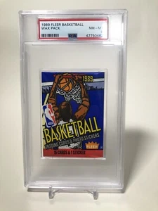 1989 Fleer Basketball Wax Packs PSA Graded 8 NM-MT - Picture 1 of 6