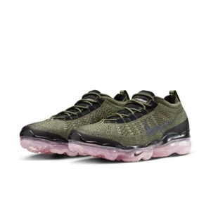 NEW $210 NIKE AIR VAPORMAX 2023 FLYKNIT OLIVE/PINK OXFORD/BLACK DV1678-200 SZ 11 - Picture 1 of 8
