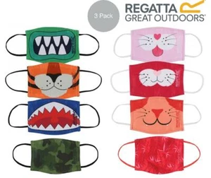 Regatta Kids Face Mask Coverings - Picture 1 of 11