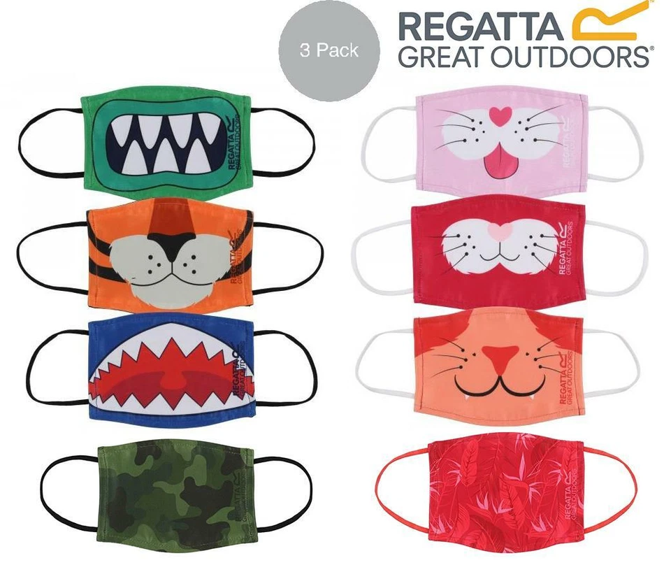 Regatta Kids Face Mask Coverings - Image 1 of 1
