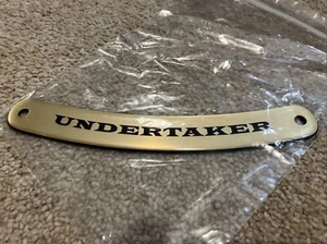 WWE Nameplate World Heavyweight Wrestling Undisputed Championship Title Belt - Picture 1 of 3