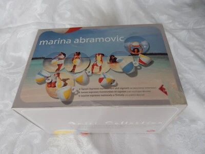 Amici Collection ILLY 6 ESPRESSO TASSEN 2002 MARINA ABRAMOVIC P RARITÄT NEU OVP - Bild 1 von 4