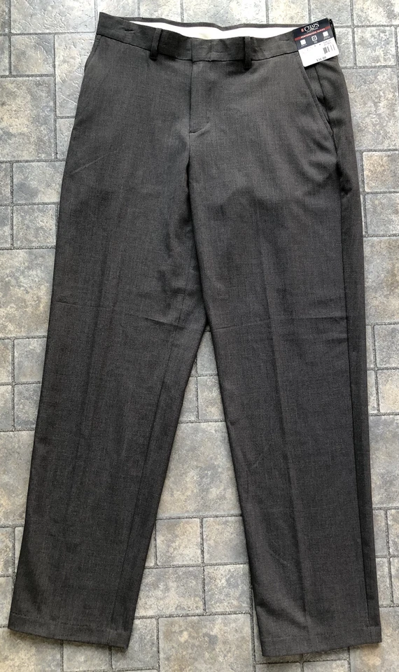 Chaps Dress Pants Boy Size 20 Husky Charcoal Gray