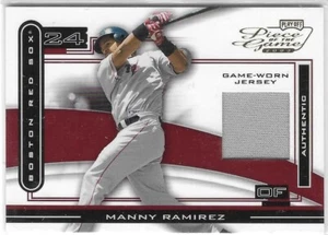MANNY RAMIREZ 2003 Playoff Piece of the Game Jersey Card "Boston Red Sox"! - Picture 1 of 2