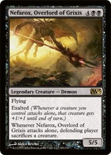 Nefarox, Overlord of Grixis - Foil ~ Heavily Played Magic 2013 M13 MTG Magic Ult
