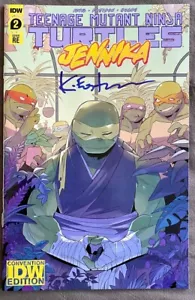 Teenage Mutant Ninja Turtles - Jennika #2-RE - Signed by Kevin Eastman W/COA- NM - Picture 1 of 4