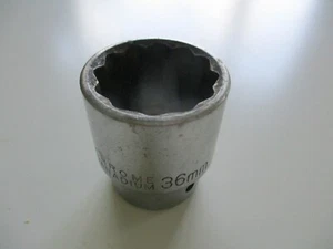 CHROME VANADIUM 36MM METRIC SOCKET - 3/4" DRIVE - Picture 1 of 9