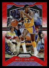 2019-20 Panini Prizm Magic Johnson Ruby Wave #25