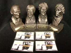 4x Dr. Who Edición Limitada Leyendas Forever Baker Jon Pertwee Troughton Hartnell - Imagen 1 de 1