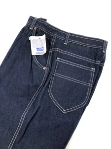 Vintage Levis Denim Jeans W 26 L 32.5 Deadstock Jeans Size 9 Pocket Tabs - Picture 1 of 9