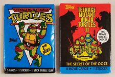 1990-1991 Topps Teenage Mutant Ninja Turtles Lot of 2 Sealed Unopened Packs-*x