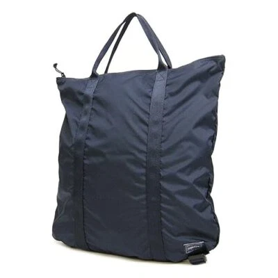 Bolso de Mano PORTER Yoshida 856-07502 2 Vías PORTER FLEX Azul Marino con Seguimiento NUEVO Foto 1 de 4