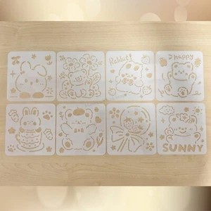 8 pcs. Drawing Template suitable for various crafts,art or any your diy painting - Picture 1 of 3