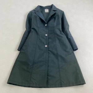 w2268 Chanel Coat CHANEL Coco Buttons Nylon Khaki Size 36 S–M Equivalent - Picture 1 of 9