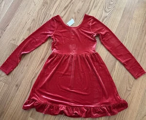 Jcrew Crewcuts Girls, Velvet Red Dress Size 14, NWT Perfect Condition - Picture 1 of 6