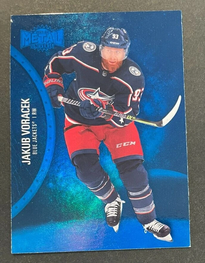 Jakub VORACEK 2021-22 SkyBox Metal Universe Blue Spectrum #36 - Image 1 of 2
