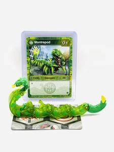 Bakugan Geogan Rising Ventus Green Montrapod B1500 + Cards - Picture 1 of 6