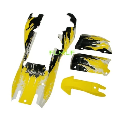 Juego de cubierta de carrocería completa amarilla para motor 1/5 HPI Rovan Baja 5B SS 2.0 King Foto 1 de 4