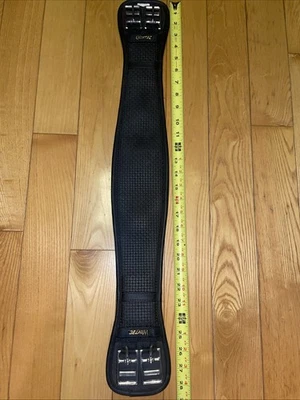 Wintec Dressage Girth Black Contoured 27” 28” Chafeless Short  - Image 1 of 4