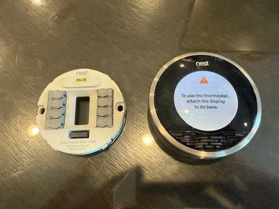 Nest 1st Generation Learning Silver Programmable Thermostat - Image 1 of 2