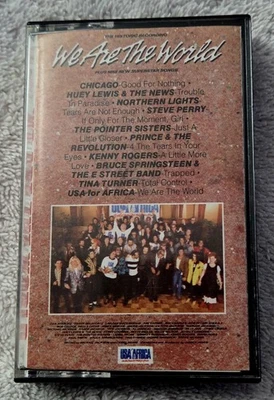 WE ARE THE WORLD USA For Africa 1985  Cassette Tape CBS UST 40043 Various Artist - Image 1 of 4