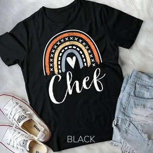 Camiseta unisex de chef regalos para mujer divertida arco iris cocina - Imagen 1 de 11