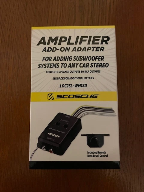 Scosche Add on Amplifier Adapter for Subwoofer Systems LOC2SLSD