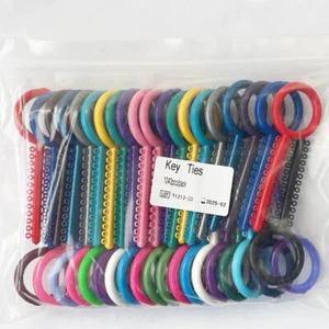 1040Pcs/pack Dental Orthodontic Ligature Ties Multi-Color Key Type - Picture 1 of 1