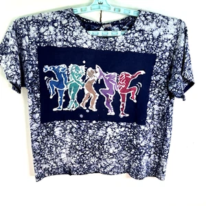 Classic Rainbow Dancers Tie Dye T-Shirt Womens Size M Blue - Picture 1 of 8
