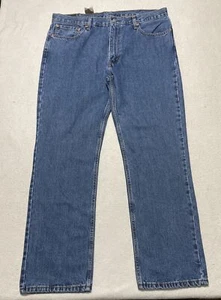 Levi's 516 Jeans Men's Size 38x32 Slim Straight  Blue Denim - Picture 1 of 13