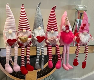 Shelf Sitter Weighted Plush Valentine's Day Gnome Home Decor New You Pick - Picture 1 of 15
