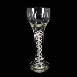 Large thread glass cup, Josephine hut around 1915, design S. Haertel - Picture 1 of 6