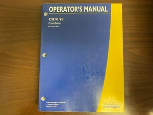 New Holland CR10.90 Combine Operator's Manual - Bild 1 von 4