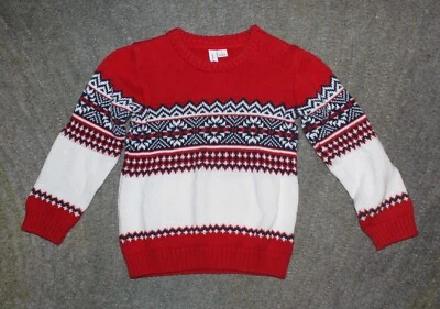 Janie And Jack Boys Cotton Sweater - Size 4 - EUC - Image 1 of 4