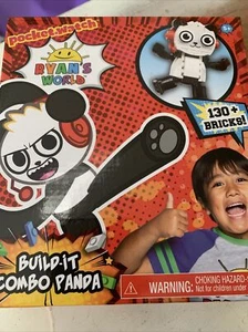 Ryan's World Pocket.Watch Build It Combo Panda, 130+Bricks - Picture 1 of 6