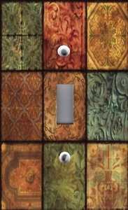 Lichtschalterplatte & Steckdosenabdeckungen TOSKANISCHE WOHNKULTUR ~ TOSKANISCHE FLIESE TEXTUREN - Bild 1 von 26