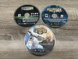 Bioshock Trilogy Bundle Bioshock, Bioshock 2, & Bioshock Infinite Discs Only PS3 - Picture 1 of 12