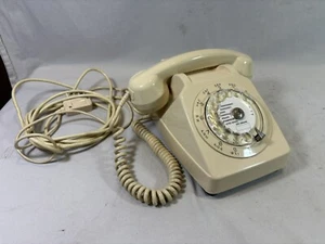 Classic French Phone Téléphone France Socotel S63 Blanc à cadran Vintage - Zdjęcie 1 z 8