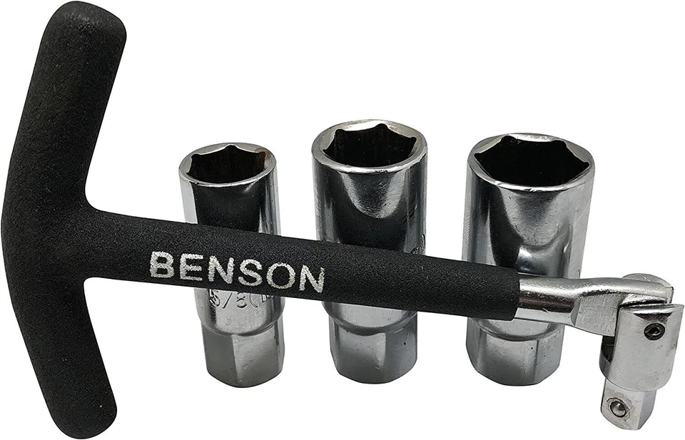 Benson 5-teiliges Zündkerzenschlüssel Satz Set - 16/18/21 mm