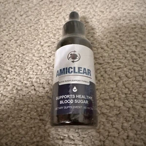 New Sealed Amiclear Blood Sugar Support Dietary Supplement Drops Formula 1 Pack - Picture 1 of 4
