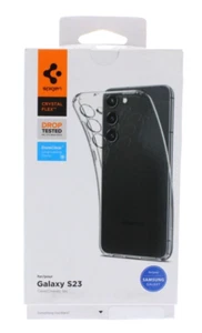 Spigen Crystal Flex Hülle für Galaxy S23 transparent - Bild 1 von 3