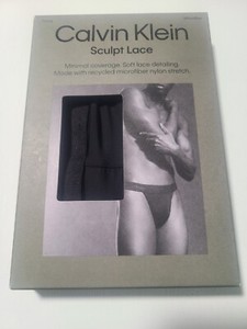 Calvin Klein - Mens - Sculpt Lace - Thong - Size M - Black