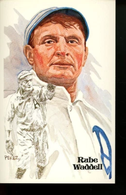 1980 Perez-Steele HOF Postcard #48 Rube Waddell - Image 1 of 2