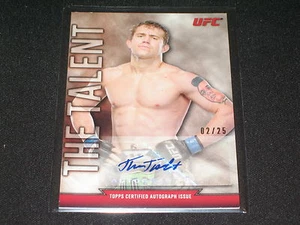ALAN BELCHER UFC 2013 TOPPS CERTIFIED SIGNED AUTOGRAPHED AUTHENTIC CARD 2/25 - Picture 1 of 2