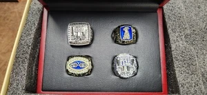 New York Giants. Replica Super Bowl Rings and Lawrence Taylor Figure - Picture 1 of 7