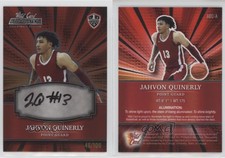2021-22 Wild Card Alumination Auto Red /100 Jahvon Quinerly Auto