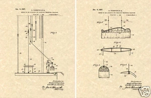 HOWARD THURSTON LEVITATION Magic Trick PATENT Print READY TO FRAME!!!! EXPOSED - Picture 1 of 1