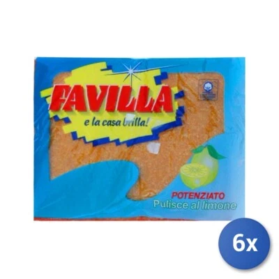 6x Panno Abrasivo Cucina Favilla Art.10000