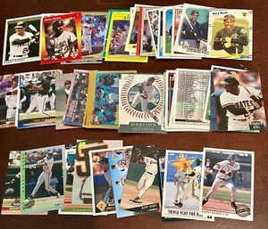 111- Lotto da collezione Barry Bonds premium Pittsburgh Pirates San Francisco Giants - Foto 1 di 2