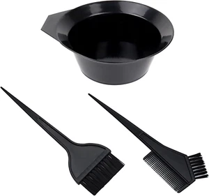 Hair Dye Color Brush and Bowl Set, Tint Comb for Hair Tint Dying Coloring - Picture 1 of 12